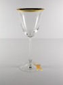 Kieliszki do wina 260 ml. - kpl 6 szt - Linia Gold