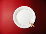 Iwona 0014 - Talerz płytki 17 cm. - Porcelana Chodzież
