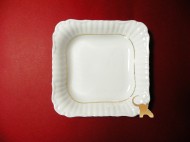 Iwona 0014 - Salatera kwadratowa 21 cm. - Porcelana Chodzież