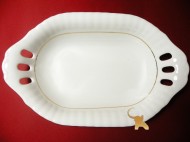 Iwona 0014 - Półmisek do ryb - Porcelana Chodzież