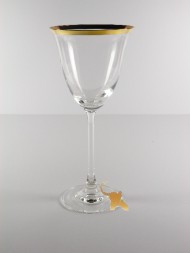 Kieliszki do wina 260 ml. - kpl 6 szt - Linia Gold
