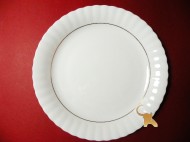 Iwona 0014 - Talerz płytki 26 cm. - Porcelana Chodzież