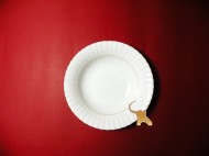 Iwona 0014 - Salaterka okrągła 13 cm. - Porcelana Chodzież